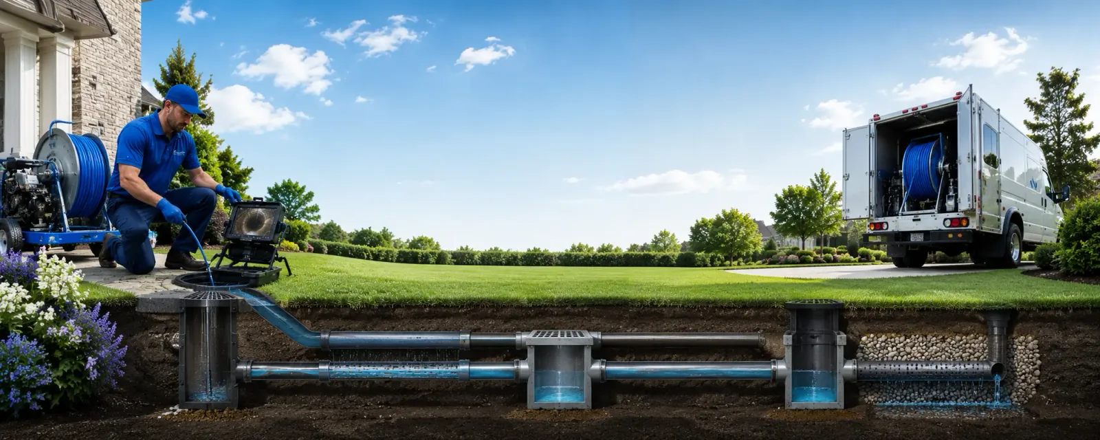 Outdoor drain cleaning information for Big Springs, WV